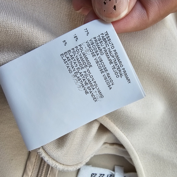 Maison Martin Margiela Cream Nude Bodycon Dress Italy 40 - Picture 4 of 7